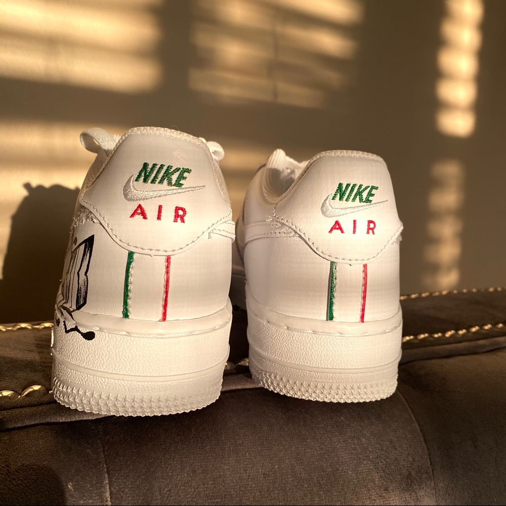 Nike Custom Mexico Air Force 1s - Picture 7 of 12